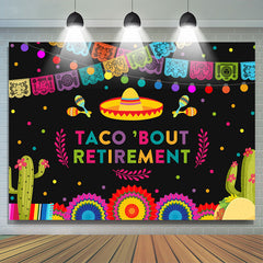 Lofaris Mexican Hat Cactus Black Tacobout Retirement Backdrop