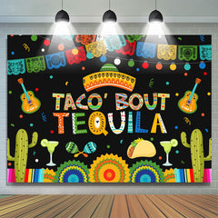 Lofaris Mexican Taco Bout Tequila Party Holiday Backdrop