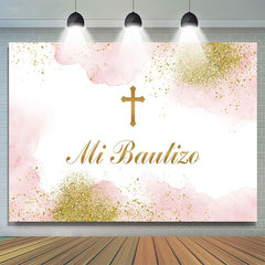 Lofaris Mi Bautizo Cross Boho Baptism Backdrop For Girl