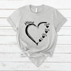 Lofaris Mimi And Grandkids Gifts T-Shirt For Mothers Day