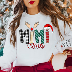 Lofaris Mimi Claus Family Gifts Christmas Custom Sweatshirt