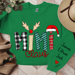 Lofaris Mimi Claus Family Gifts Christmas Custom Sweatshirt