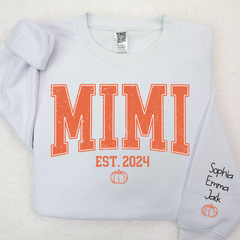 Lofaris Mimi est 2024 Pumpkin Autumn Custom Sweatshirt