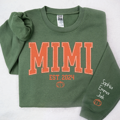 Lofaris Mimi est 2024 Pumpkin Autumn Custom Sweatshirt