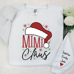 Lofaris Mimi Grandkids Merry Christmas Custom Sweatshirt