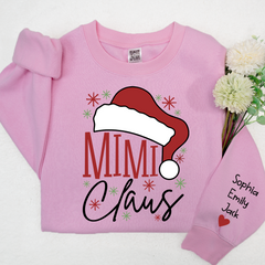 Lofaris Mimi Grandkids Merry Christmas Custom Sweatshirt