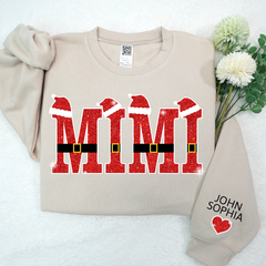 Lofaris Mimi Santa And Kids Christmas Personalized CTH01 Sweatshirt