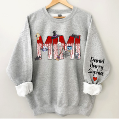 Lofaris Mimi Color Halloween And Grandkids Sweatshirt