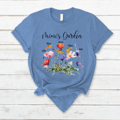 Lofaris Mimis Garden Wildflowers Mothers Day Gift T-Shirt