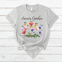 Lofaris Mimis Garden Wildflowers Mothers Day Gift T-Shirt