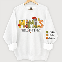 Lofaris Mimi¡¯s Little Pumpkins Autumn Doodle Alphabet And Grandkids Sweatshirt