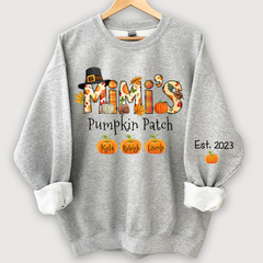 Lofaris Mimis Pumpkin Patch Autumn Doodle Custom Sweatshirt