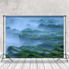 Lofaris Misty Mountains Natural Scenery Photo Backdrop