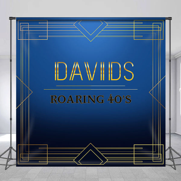 Roaring 20's Party Decor,personalized Great Gatsby Party Banner,art Deco  Backdrop,printed or Printable File 