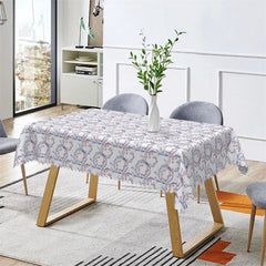 Lofaris Modern Floral Rectangle Tablecloth for Restaurant