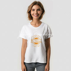 Lofaris Modern Orange Sunny Summer Family Name Vacation TShirt