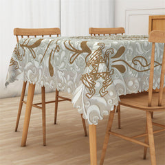 Lofaris Modern Totem Pattern Rectangle Tablecloth