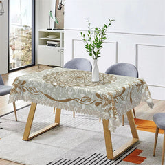 Lofaris Modern Totem Pattern Rectangle Tablecloth