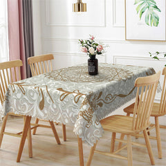 Lofaris Modern Totem Pattern Rectangle Tablecloth