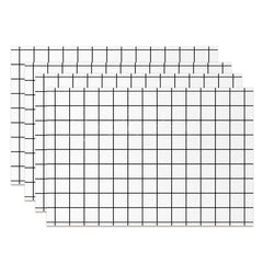 Lofaris Modern White Black Plaid Dining Set Of 4 Placemats