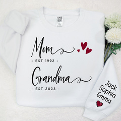 Lofaris Mom est grandma with kids Sweatshirt