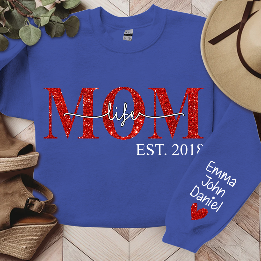 Bluey Mum Shirt Momlife Adult T-Shirt Sweatshirt - AnniversaryTrending