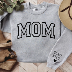 Lofaris Mom And Kids Custom Name CTH01 Sweatshirt