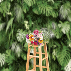 Lofaris Monstera Summer Tropical Scenery Photography Backdrop