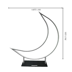 Lofaris Moon Shape Arch Backdrop Metal Stand Party Decor