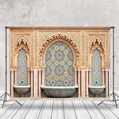 Lofaris Moroccan Mosque Fountain Architecture Photo Backdrop