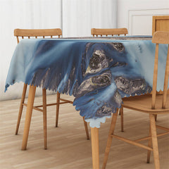 Lofaris Mountain Landscape Dining Room Square Tablecloth