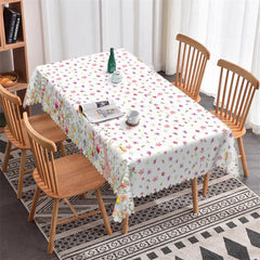 Lofaris Multicolor Flowers Botanical Rectangle Tablecloth