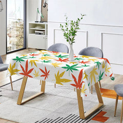 Lofaris Multicolor Maple Leaves Party Rectangle Tablecloth