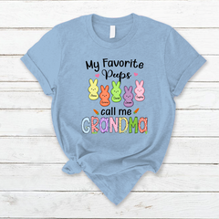 Lofaris My Favorite Peeps Grandma Kids Easter T-Shirt