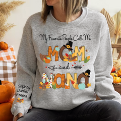 Lofaris My Favorite People Call Me Nana Custom Sweatshirt