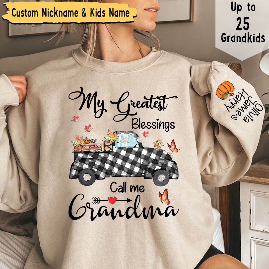 Lofaris My Greatest Blessings Call Me Grandma CTH01 Sweatshirt