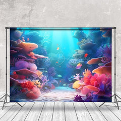 Lofaris Mysterious Fairy Tale Fish Underwater World Backdrop