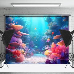 Lofaris Mysterious Fairy Tale Fish Underwater World Backdrop