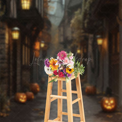 Lofaris Mysterious Path Pumpkins Halloween Party Backdrop