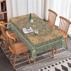 Lofaris Mysterious Totem Pattern Rectangle Tablecloth