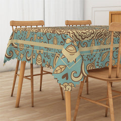 Lofaris Mysterious Totem Pattern Rectangle Tablecloth