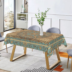 Lofaris Mysterious Totem Pattern Rectangle Tablecloth