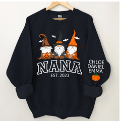 Lofaris Halloween Gnome Nana Est And Kids CTH01 Sweatshirt