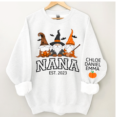 Lofaris Halloween Gnome Nana Est And Kids CTH01 Sweatshirt