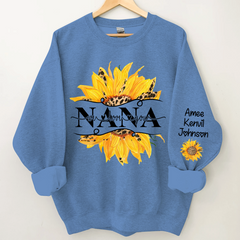 Lofaris Sunflowers Nana And Kids CTH01 Sweatshirt