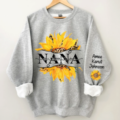 Lofaris Sunflowers Nana And Kids CTH01 Sweatshirt