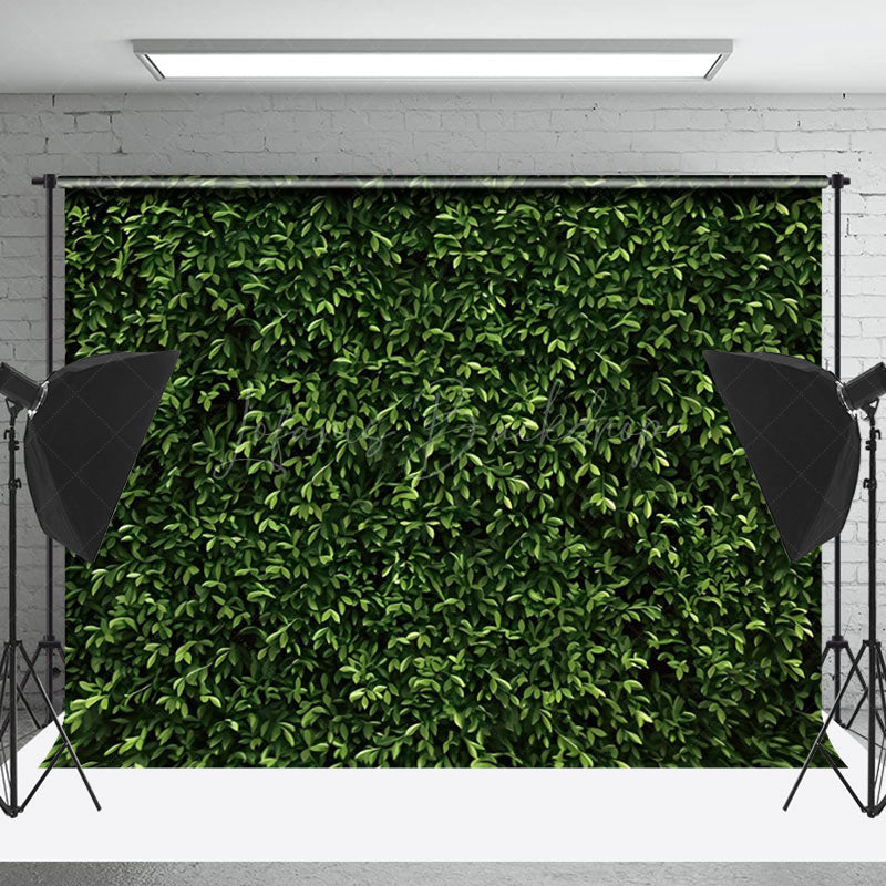 Lofaris Natural Lush Greenery Wall Spring Photo Backdrop