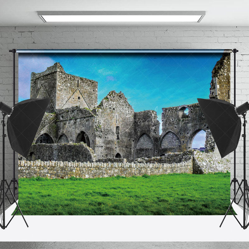 Lofaris Nature Lawn Hore Abbey Ruins Photo Booth Backdrop