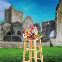 Lofaris Nature Lawn Hore Abbey Ruins Photo Booth Backdrop