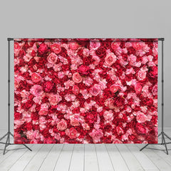 Lofaris Nature Red And Pink Floral Photo Studio Backdrop